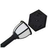 NNEVL Outdoor Solar Lamps 6 pcs LED Black
