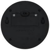 NNEVL Outdoor Solar Wall Lamps LED 24 pcs Round Black