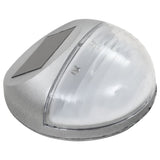 NNEVL Outdoor Solar Wall Lamps LED 24 pcs Round Silver