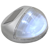NNEVL Outdoor Solar Wall Lamps LED 24 pcs Round Silver