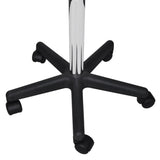 NNEVL Office Stools 2 pcs White 35.5x98 cm Faux Leather