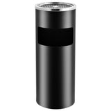 NNEVL Ashtray Dustbin Hotel 30 L Steel Black