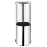 NNEVL Waste Bin Hotel Stainless Steel 32 L