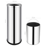 NNEVL Waste Bin Hotel Stainless Steel 32 L