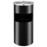 NNEVL Wall Ashtray Dustbin Steel 26 L Black