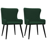 NNEVL Dining Chairs 2 pcs Green Velvet