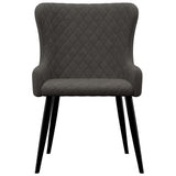 NNEVL Dining Chairs 2 pcs Grey Velvet
