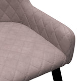 NNEVL Dining Chairs 2 pcs Pink Velvet