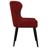 NNEVL Dining Chairs 2 pcs Red Velvet