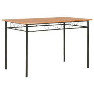 NNEVL Dining Table Brown 120x70x75 cm MDF