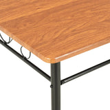 NNEVL Dining Table Brown 120x70x75 cm MDF
