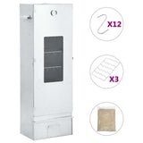 NNEVL BBQ Oven Smoker with 1kg Wood Chips 44.5x29x124 cm