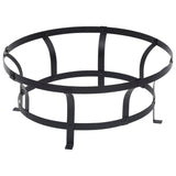 NNEVL Outdoor Fire Pit with Grill Stainless Steel 76 cm
