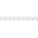 NNEVL Garden Fence with Spear Top Steel 13.6 m Black