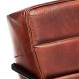 NNEVL Armchair Dark Brown Real Leather