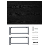 NNEVL Bathroom Furniture Black 60x40x16.3 cm