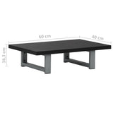 NNEVL Bathroom Furniture Black 60x40x16.3 cm