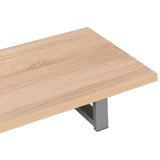 NNEVL Bathroom Furniture Oak 90x40x16.3 cm