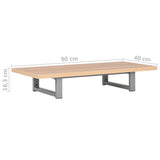 NNEVL Bathroom Furniture Oak 90x40x16.3 cm