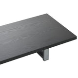 NNEVL Bathroom Furniture Black 120x40x16.3 cm