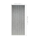 NNEVL Insect Door Curtain Bamboo 90x200 cm