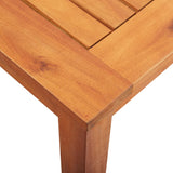 NNEVL Garden Table 150x90x74 cm Solid Acacia Wood