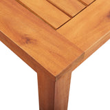NNEVL Garden Table 215x90x74 cm Solid Acacia Wood