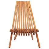 NNEVL Folding Outdoor Lounge Chair Solid Acacia Wood