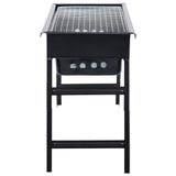 NNEVL Portable Camping BBQ Grill Steel 60x22.5x33 cm
