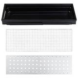 NNEVL Portable Camping BBQ Grill Steel 60x22.5x33 cm