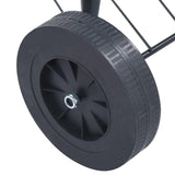 NNEVL Portable XXL Charcoal Kettle BBQ Grill with Wheels 44 cm