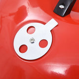 NNEVL Portable XXL Charcoal Kettle BBQ Grill with Wheels 44 cm