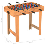 NNEVL Mini Football Table 69x37x62 cm Maple