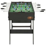 NNEVL Folding Football Table 121x61x80 cm Black