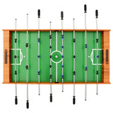 NNEVL Folding Football Table 121x61x80 cm Light Brown