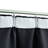 NNEVL Blackout Curtains with Hooks 2 pcs Anthracite 140x245 cm