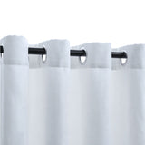 NNEVL Blackout Curtains with Metal Rings 2 pcs Off White 140x245 cm