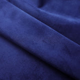 NNEVL Blackout Curtains with Rings 2 pcs Velvet Dark Blue 140x225 cm