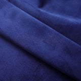 NNEVL Blackout Curtains with Rings 2 pcs Velvet Dark Blue 140x245 cm