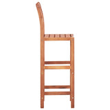 NNEVL Bar Chairs 2 pcs Solid Acacia Wood