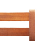 NNEVL Bar Chairs 2 pcs Solid Acacia Wood