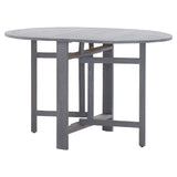 NNEVL Garden Table Grey 120x70x74 cm Solid Acacia Wood
