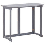 NNEVL Folding Balcony Table 90x50x74 cm Solid Acacia Wood