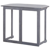 NNEVL Folding Balcony Table 90x50x74 cm Solid Acacia Wood