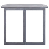 NNEVL Folding Balcony Table 90x50x74 cm Solid Acacia Wood