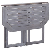 NNEVL Folding Balcony Table 90x50x74 cm Solid Acacia Wood