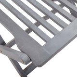 NNEVL Folding Outdoor Chairs 4 pcs Solid Acacia Wood