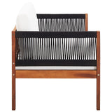 NNEVL Garden Storage Box Brown 120x50x60 cm Poly Rattan