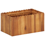 NNEVL Garden Raised Bed 50x30x25 cm Solid Acacia Wood