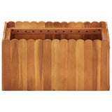 NNEVL Garden Raised Bed 50x30x25 cm Solid Acacia Wood